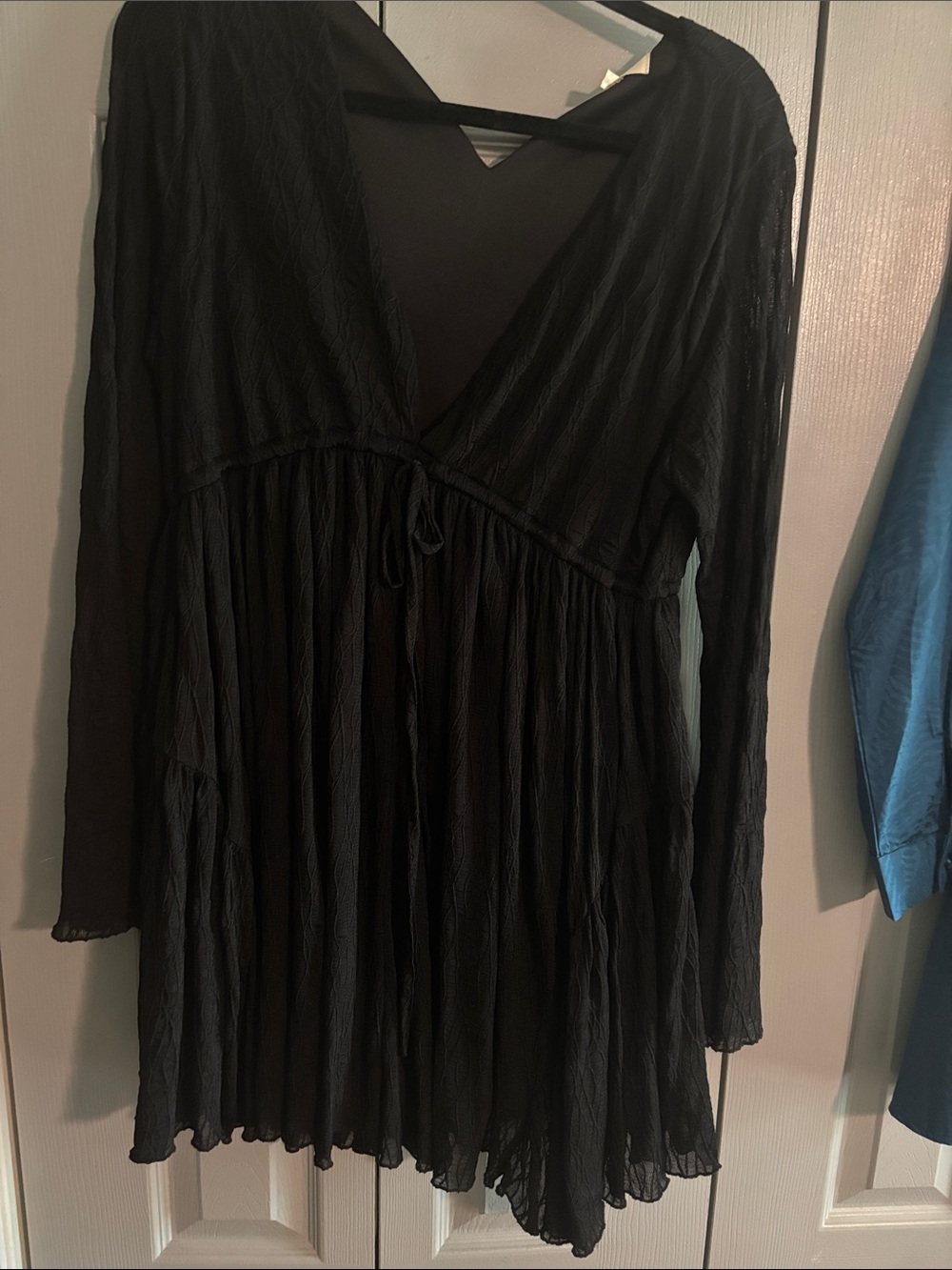 Promesa Black Long-Sleeve V-Neck Romper